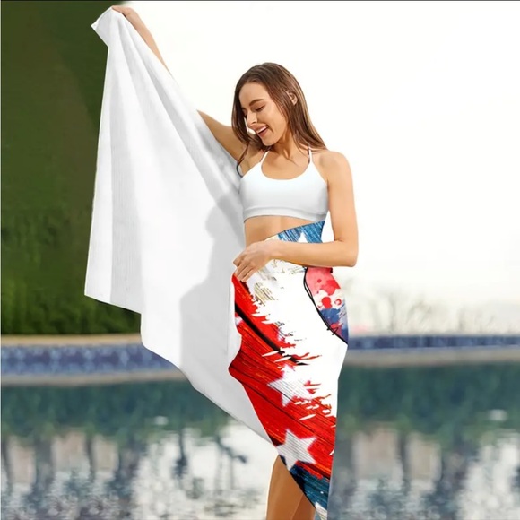🇺🇸 God Bless the USA GIANT SIZE Beach Towel - Picture 4 of 7